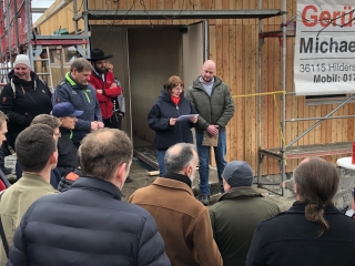 Richtfest Milseburg 7